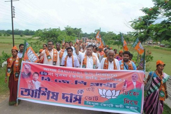 Kamalpur: Contesting parties intensified propaganda to attract voters